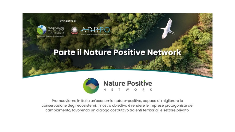 Nasce il nature positive network