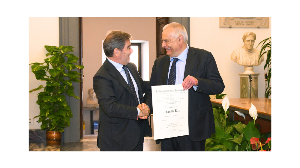 Camillo Ricci nominato Cavaliere dell’Ordine al Merito della Repubblica